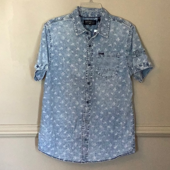 Buffalo Blu Men’s Jean Button Up - Picture 1 of 7
